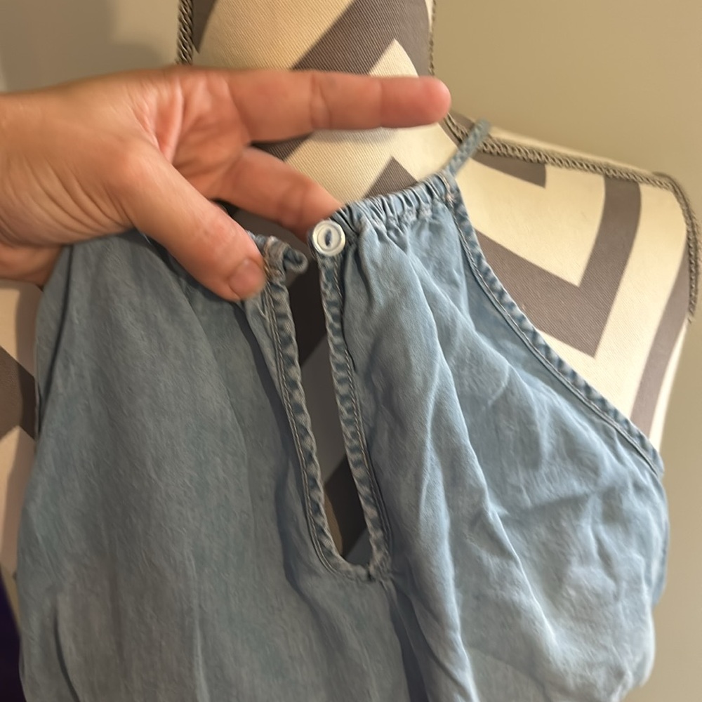 Denim romper - Picture 2 of 2
